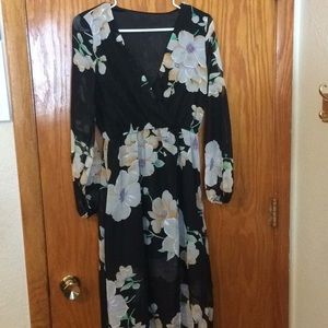 Long floral dress